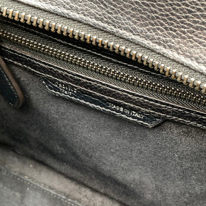 【中古品】【レディース】 CELINE セリーヌ LUGGAGE MICRO SHOPPER BAG マイクロショッパーバッグ ハンドバッグ レザー カバン 180-261003-gm-07-fuzh カラー：ブラック 万代Net店