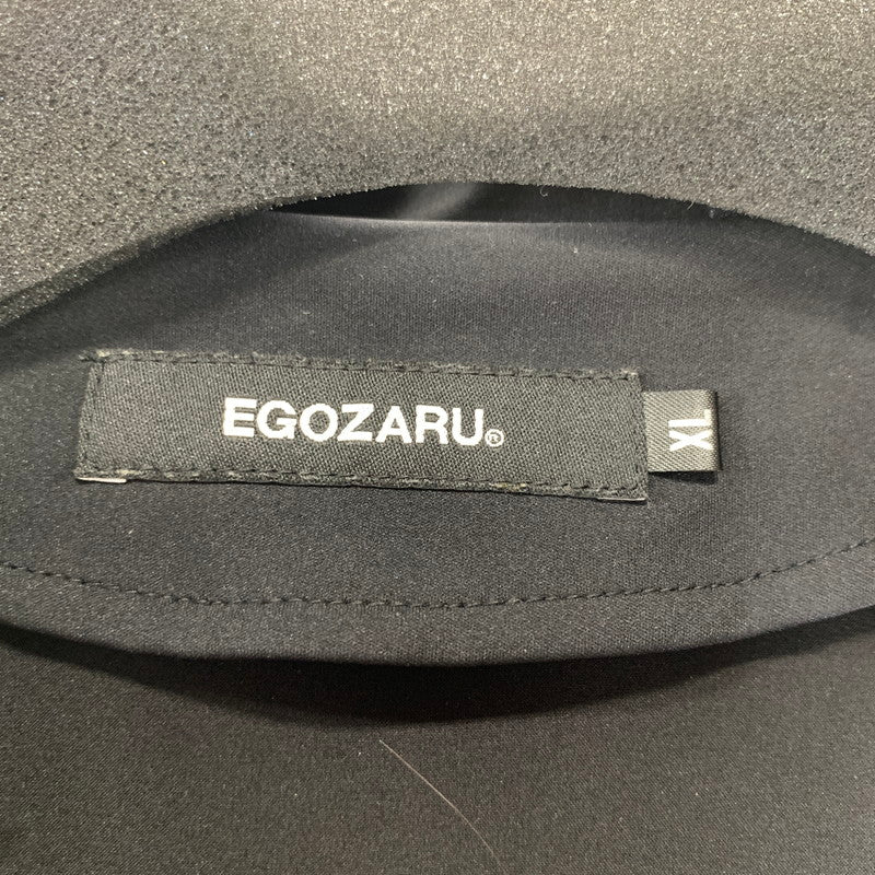 【中古品】【メンズ】 EGOZARU エゴザル FULL ZIP HOODIE フルジップ フーディー 上着 ジャケット アウター BLACK SIZE:XL ※使用感あり 142-261002-io-06-fuzh サイズ：XL カラー：ブラック 万代Net店