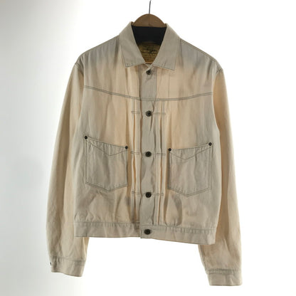 【中古品】【メンズ】 STEAVENSON OVERALL スティーブンソン オーバーオール 102 SADDLE HORN TYPE II 長袖 ジャケット トップス 古着 140-261002-mh-03-fuzh サイズ：40 カラー：ホワイト 万代Net店