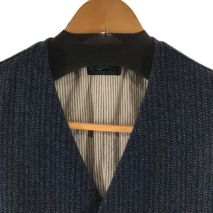 【中古品】【メンズ】 STEVENSON OVERALL スティーブンソン オーバーオール PW3-IN VEST トップス ベスト 古着 140-261002-mh-05-fuzh サイズ：38 カラー：ネイビー ツィード 万代Net店