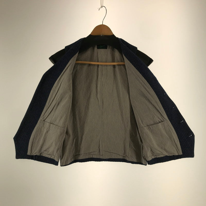 【中古品】【メンズ】 STEVENSON OVERALL スティーブンソン オーバーオール PW3-IN VEST トップス ベスト 古着 140-261002-mh-05-fuzh サイズ：38 カラー：ネイビー ツィード 万代Net店