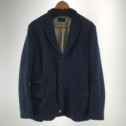 【中古品】【メンズ】 STEAVENSON OVERALL スティーブンソン オーバーオール PJ3-IN JACKET ジャケット アウター 古着 140-261002-mh-04-fuzh サイズ：38 カラー：ネイビー ツィード 万代Net店