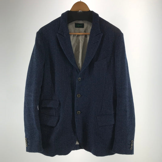 【中古品】【メンズ】 STEAVENSON OVERALL スティーブンソン オーバーオール PJ3-IN JACKET ジャケット アウター 古着 140-261002-mh-04-fuzh サイズ：38 カラー：ネイビー ツィード 万代Net店