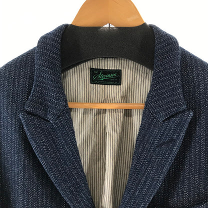 【中古品】【メンズ】 STEAVENSON OVERALL スティーブンソン オーバーオール PJ3-IN JACKET ジャケット アウター 古着 140-261002-mh-04-fuzh サイズ：38 カラー：ネイビー ツィード 万代Net店