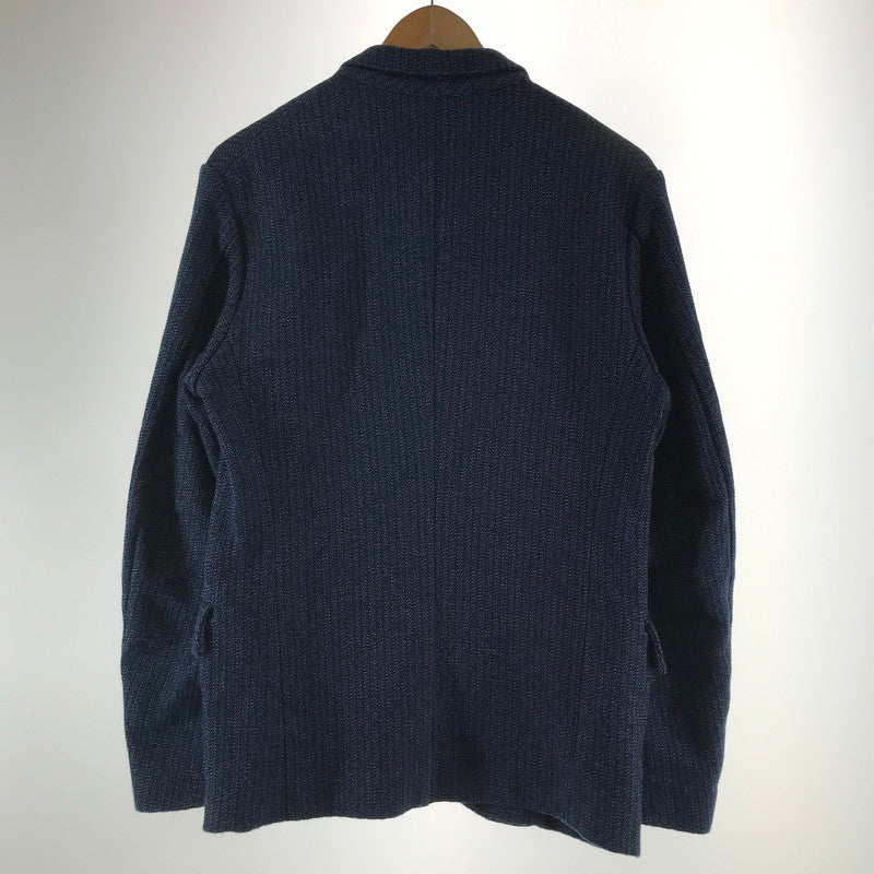 【中古品】【メンズ】 STEAVENSON OVERALL スティーブンソン オーバーオール PJ3-IN JACKET ジャケット アウター 古着 140-261002-mh-04-fuzh サイズ：38 カラー：ネイビー ツィード 万代Net店