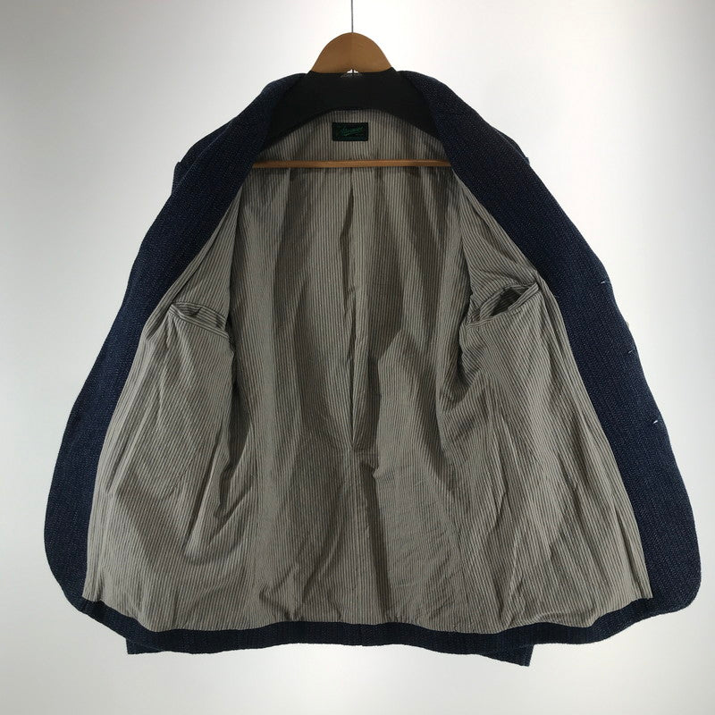 【中古品】【メンズ】 STEAVENSON OVERALL スティーブンソン オーバーオール PJ3-IN JACKET ジャケット アウター 古着 140-261002-mh-04-fuzh サイズ：38 カラー：ネイビー ツィード 万代Net店