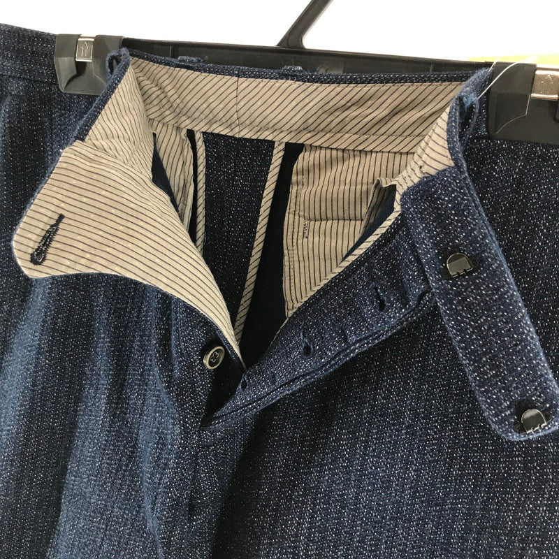 【中古品】【メンズ】 STEVENSON OVERALL スティーブンソン オーバーオール PT3-IN PANTS ボトムス パンツ 古着 151-261002-mh-06-fuzh サイズ：32 カラー：ネイビー ツィード 万代Net店