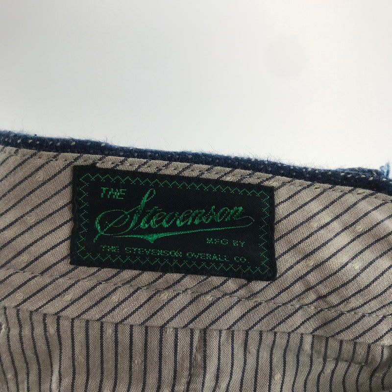 【中古品】【メンズ】 STEVENSON OVERALL スティーブンソン オーバーオール PT3-IN PANTS ボトムス パンツ 古着 151-261002-mh-06-fuzh サイズ：32 カラー：ネイビー ツィード 万代Net店