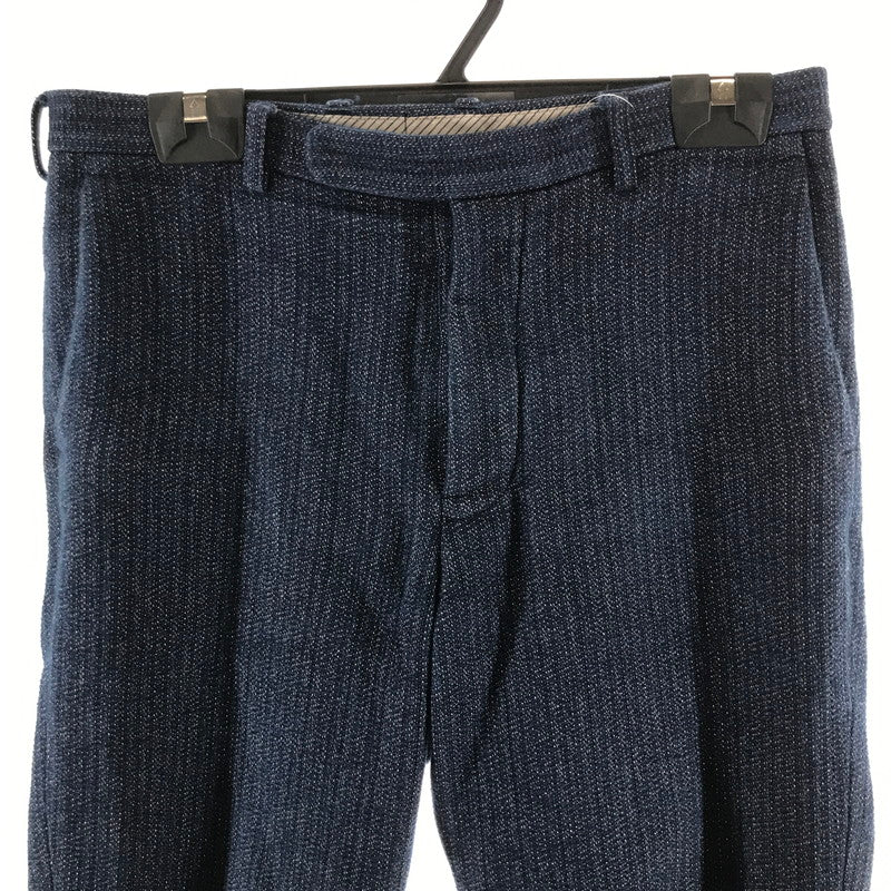 【中古品】【メンズ】 STEVENSON OVERALL スティーブンソン オーバーオール PT3-IN PANTS ボトムス パンツ 古着 151-261002-mh-06-fuzh サイズ：32 カラー：ネイビー ツィード 万代Net店