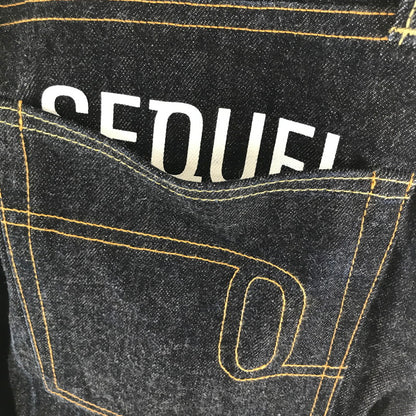 【中古品】【メンズ】 SEQUEI × FRAGMENT シークエル フラグメント コラボ DENIM PANTS デニム パンツ ジーンズ ボトムス 古着 151-261002-mh-07-fuzh サイズ：S カラー：インディゴ 万代Net店