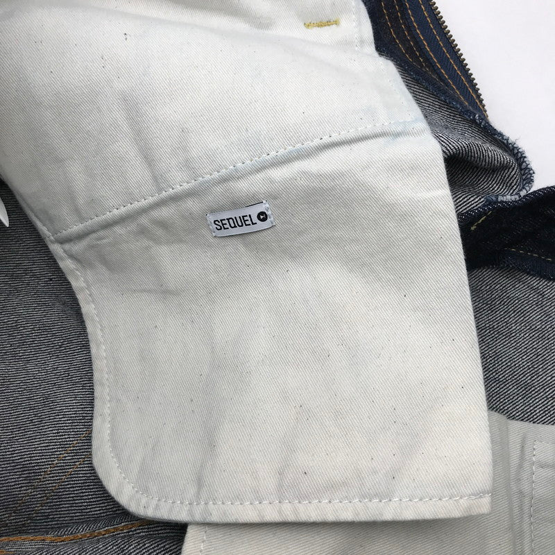 【中古品】【メンズ】 SEQUEI × FRAGMENT シークエル フラグメント コラボ DENIM PANTS デニム パンツ ジーンズ ボトムス 古着 151-261002-mh-07-fuzh サイズ：S カラー：インディゴ 万代Net店