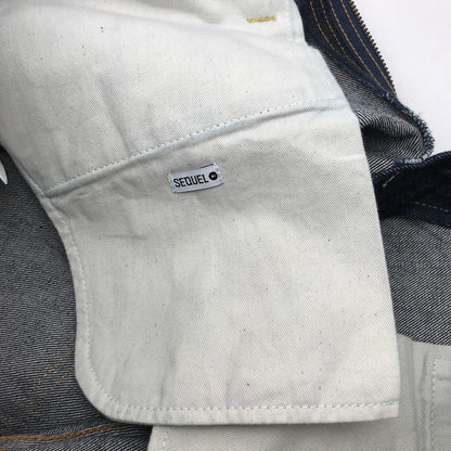 【中古品】【メンズ】 SEQUEI × FRAGMENT シークエル フラグメント コラボ DENIM PANTS デニム パンツ ジーンズ ボトムス 古着 151-261002-mh-07-fuzh サイズ：S カラー：インディゴ 万代Net店