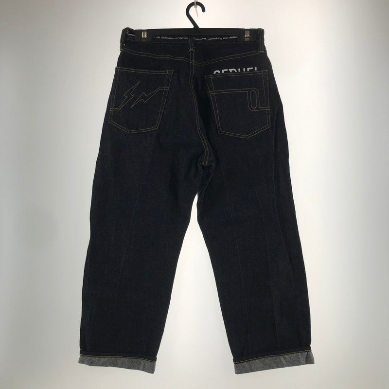 【中古品】【メンズ】 SEQUEI × FRAGMENT シークエル フラグメント コラボ DENIM PANTS デニム パンツ ジーンズ ボトムス 古着 151-261002-mh-07-fuzh サイズ：S カラー：インディゴ 万代Net店
