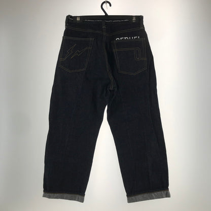【中古品】【メンズ】 SEQUEI × FRAGMENT シークエル フラグメント コラボ DENIM PANTS デニム パンツ ジーンズ ボトムス 古着 151-261002-mh-07-fuzh サイズ：S カラー：インディゴ 万代Net店