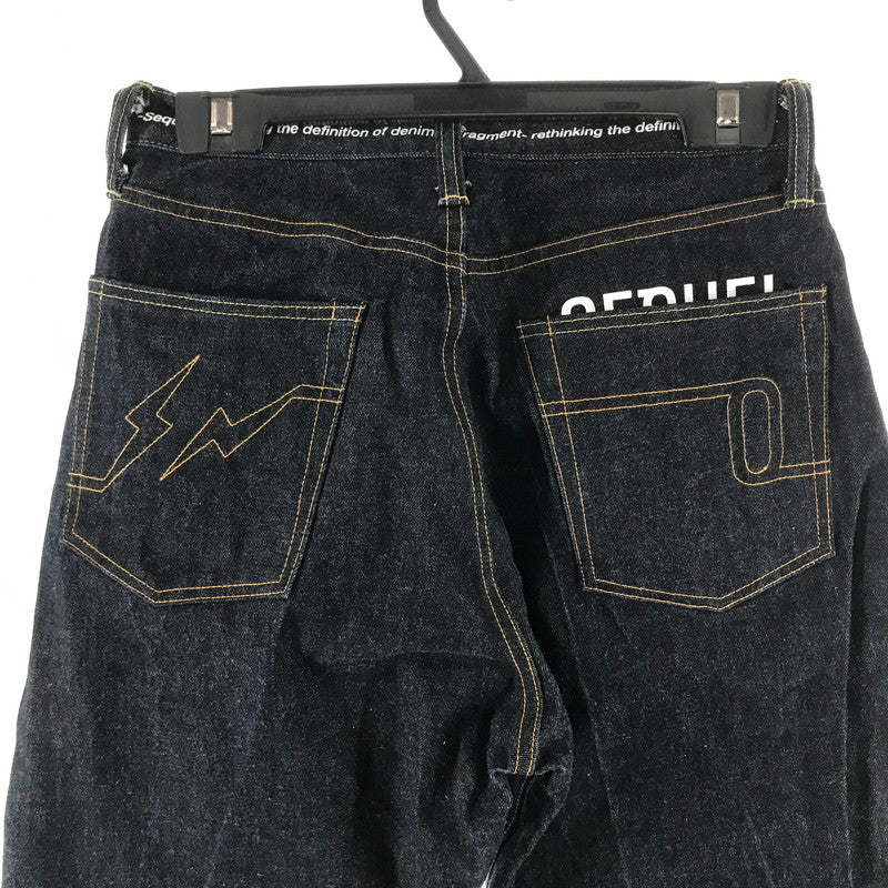 【中古品】【メンズ】 SEQUEI × FRAGMENT シークエル フラグメント コラボ DENIM PANTS デニム パンツ ジーンズ ボトムス 古着 151-261002-mh-07-fuzh サイズ：S カラー：インディゴ 万代Net店