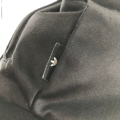 【中古品】【メンズ】 ADIDAS アディダス NYLON ナイロン ライン トラックジャケット コート アウター ジャケット 古着 148-261002-mh-02-fuzh サイズ：L カラー：ブラック 万代Net店