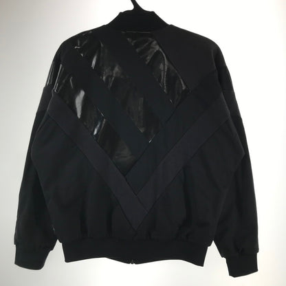 【中古品】【メンズ】 ADIDAS アディダス NYLON ナイロン ライン トラックジャケット コート アウター ジャケット 古着 148-261002-mh-02-fuzh サイズ：L カラー：ブラック 万代Net店