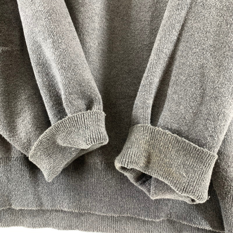 【中古品】【メンズ】 WIND AND SEA ウィンダンシー WDS-O-ESSC-24-Q1-KN-01 ニット セーター GRAY SIZE:XL ※タグ取れかかっている・毛玉・使用感あり 142-261002-io-07-fuzh サイズ：XL カラー：グレー 万代Net店