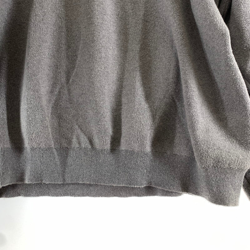 【中古品】【メンズ】 WIND AND SEA ウィンダンシー WDS-O-ESSC-24-Q1-KN-01 ニット セーター GRAY SIZE:XL ※タグ取れかかっている・毛玉・使用感あり 142-261002-io-07-fuzh サイズ：XL カラー：グレー 万代Net店