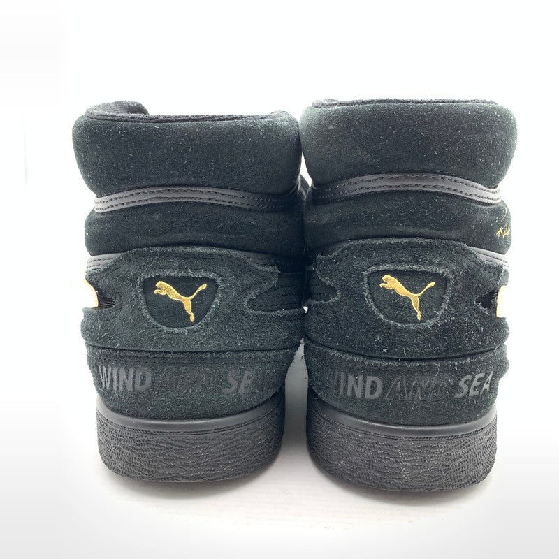 【中古品】【メンズ】 PUMA プーマ×WIND AND SEA 375581-01 RALPH SAMPSON MID スニーカー 靴 162-261003-gm-36-fuzh サイズ：28.5cm カラー：ブラック 万代Net店