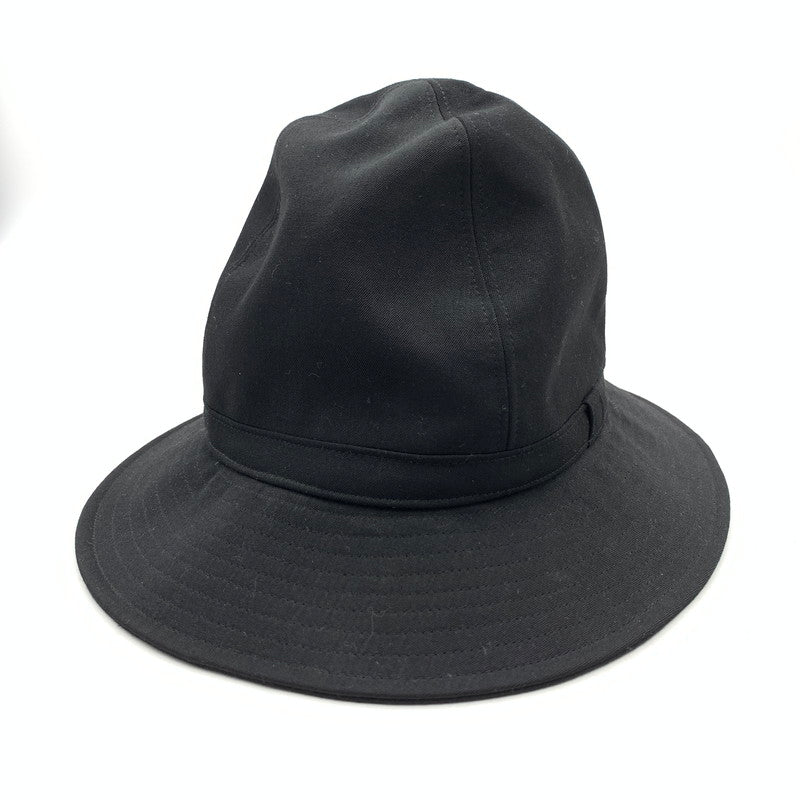 【中古品】【メンズ】 YOHJI YAMAMOTO POUR HOMME ヨウジヤマモトプールオム HAT 帽子 ウール100% 185-261003-gm-23-fuzh サイズ：4 カラー：ブラック 万代Net店