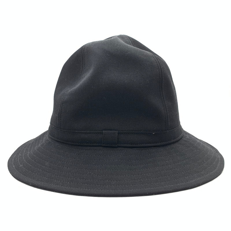 【中古品】【メンズ】 YOHJI YAMAMOTO POUR HOMME ヨウジヤマモトプールオム HAT 帽子 ウール100% 185-261003-gm-23-fuzh サイズ：4 カラー：ブラック 万代Net店
