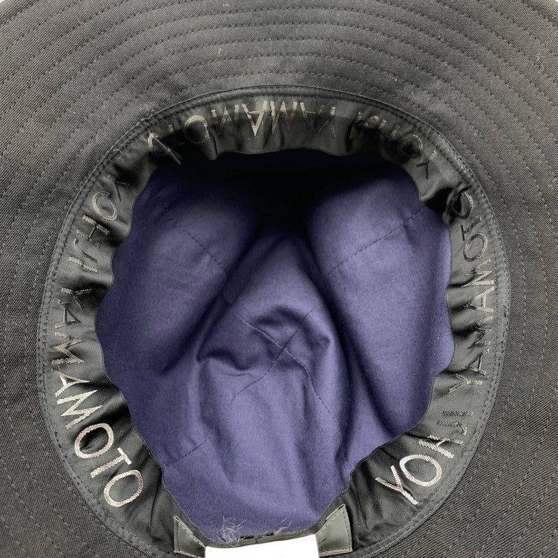【中古品】【メンズ】 YOHJI YAMAMOTO POUR HOMME ヨウジヤマモトプールオム HAT 帽子 ウール100% 185-261003-gm-23-fuzh サイズ：4 カラー：ブラック 万代Net店