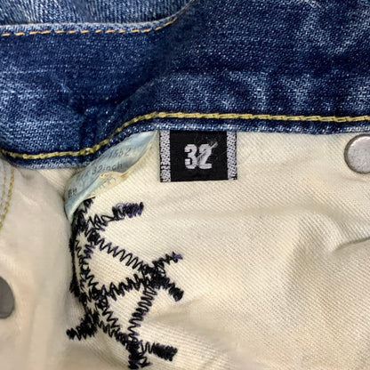 【中古品】【メンズ】 HYSTERIC GLAMOUR ヒステリックグラマー 4AP-1552 STRAIGHT PANTS ストレートパンツ ボトムス 152-261003-gm-08-fuzh サイズ：32 カラー：インディゴ 万代Net店