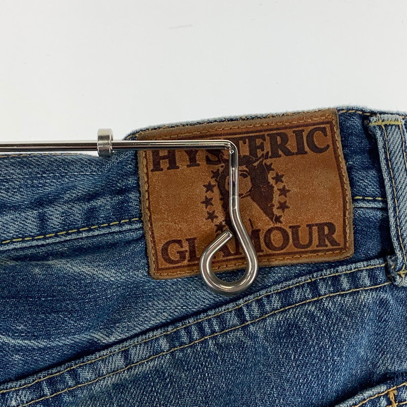 【中古品】【メンズ】 HYSTERIC GLAMOUR ヒステリックグラマー 4AP-1552 STRAIGHT PANTS ストレートパンツ ボトムス 152-261003-gm-08-fuzh サイズ：32 カラー：インディゴ 万代Net店
