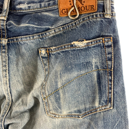 【中古品】【メンズ】 HYSTERIC GLAMOUR ヒステリックグラマー 4AP-1552 STRAIGHT PANTS ストレートパンツ ボトムス 152-261003-gm-08-fuzh サイズ：32 カラー：インディゴ 万代Net店