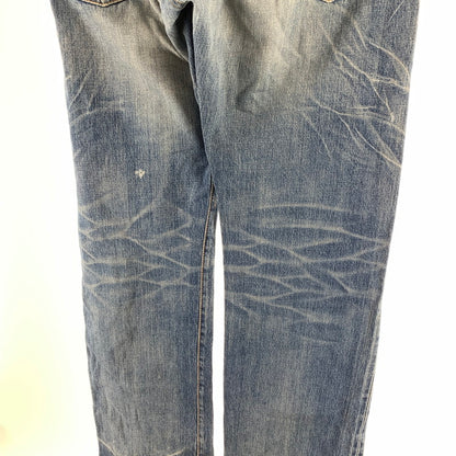 【中古品】【メンズ】 HYSTERIC GLAMOUR ヒステリックグラマー 4AP-1552 STRAIGHT PANTS ストレートパンツ ボトムス 152-261003-gm-08-fuzh サイズ：32 カラー：インディゴ 万代Net店