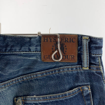 【中古品】【メンズ】 HYSTERIC GLAMOUR ヒステリックグラマー 0213AP10 STRAIGHT PANTS ストレートパンツ ボトムス 152-261003-gm-09-fuzh サイズ：30 カラー：インディゴ 万代Net店