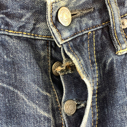 【中古品】【メンズ】 HYSTERIC GLAMOUR ヒステリックグラマー 0213AP10 STRAIGHT PANTS ストレートパンツ ボトムス 152-261003-gm-09-fuzh サイズ：30 カラー：インディゴ 万代Net店