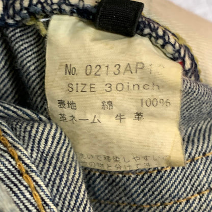 【中古品】【メンズ】 HYSTERIC GLAMOUR ヒステリックグラマー 0213AP10 STRAIGHT PANTS ストレートパンツ ボトムス 152-261003-gm-09-fuzh サイズ：30 カラー：インディゴ 万代Net店