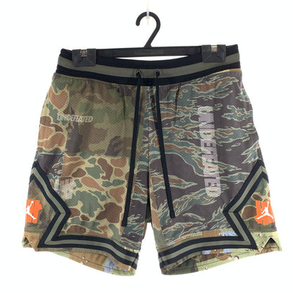 【中古品】【メンズ】 NIKE ナイキ×JORDAN×UNDEFEATED BASKETBALL SHORTS "TWILIGHT MARSH" バスケットボールショーツ ハーフパンツ 159-261003-gm-14-fuzh サイズ：M カラー：グリーン カモフラ 万代Net店