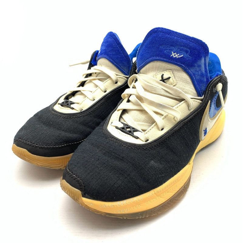 【中古品】【メンズ】 NIKE ナイキ×UNINTERRUPTED FN0942-001 LEBRON XX UN EP ”SPEAK YOUR TRUTH” レブロン 20 スニーカー 靴 160-261003-gm-01-fuzh サイズ：27cm カラー：ブラック ブルー 万代Net店