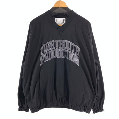 【中古品】【メンズ】 TIGHTBOOTH SS25-JK06 COLLEGE WIND SHIRT ウィンドシャツ 長袖Tシャツ カットソー ナイロントップ 142-261003-gm-12-fuzh サイズ：L カラー：ブラック 万代Net店