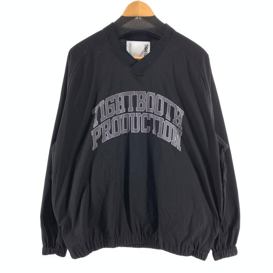 【中古品】【メンズ】 TIGHTBOOTH SS25-JK06 COLLEGE WIND SHIRT ウィンドシャツ 長袖Tシャツ カットソー ナイロントップ 142-261003-gm-12-fuzh サイズ：L カラー：ブラック 万代Net店