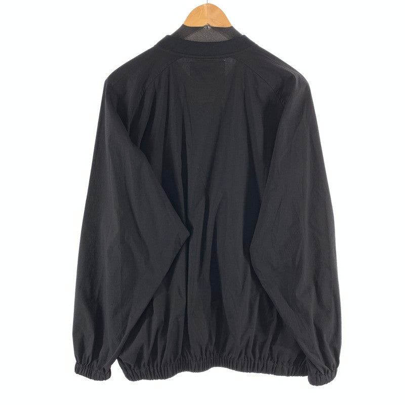【中古品】【メンズ】 TIGHTBOOTH SS25-JK06 COLLEGE WIND SHIRT ウィンドシャツ 長袖Tシャツ カットソー ナイロントップ 142-261003-gm-12-fuzh サイズ：L カラー：ブラック 万代Net店