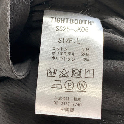 【中古品】【メンズ】 TIGHTBOOTH SS25-JK06 COLLEGE WIND SHIRT ウィンドシャツ 長袖Tシャツ カットソー ナイロントップ 142-261003-gm-12-fuzh サイズ：L カラー：ブラック 万代Net店