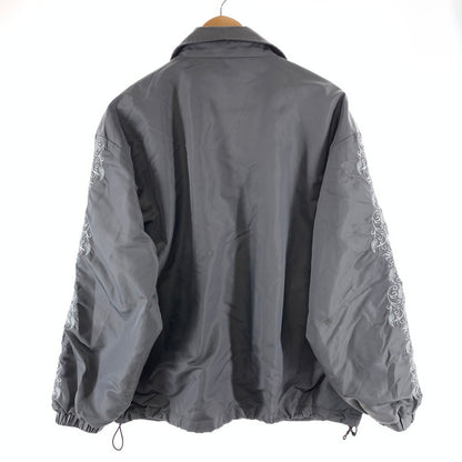【中古品】【メンズ】 SUBCIETY サブサエティ EMBROIDERY PAOSLEY COACH JACKET コーチジャケット ブルゾン アウター 142-261003-gm-18-fuzh サイズ：L カラー：グレー 万代Net店