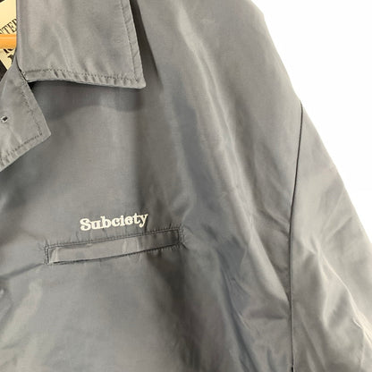 【中古品】【メンズ】 SUBCIETY サブサエティ EMBROIDERY PAOSLEY COACH JACKET コーチジャケット ブルゾン アウター 142-261003-gm-18-fuzh サイズ：L カラー：グレー 万代Net店