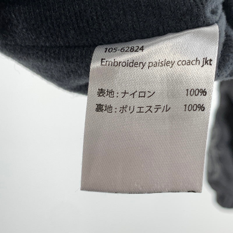 【中古品】【メンズ】 SUBCIETY サブサエティ EMBROIDERY PAOSLEY COACH JACKET コーチジャケット ブルゾン アウター 142-261003-gm-18-fuzh サイズ：L カラー：グレー 万代Net店