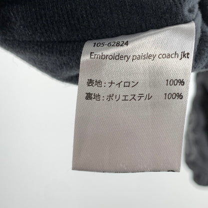 【中古品】【メンズ】 SUBCIETY サブサエティ EMBROIDERY PAOSLEY COACH JACKET コーチジャケット ブルゾン アウター 142-261003-gm-18-fuzh サイズ：L カラー：グレー 万代Net店
