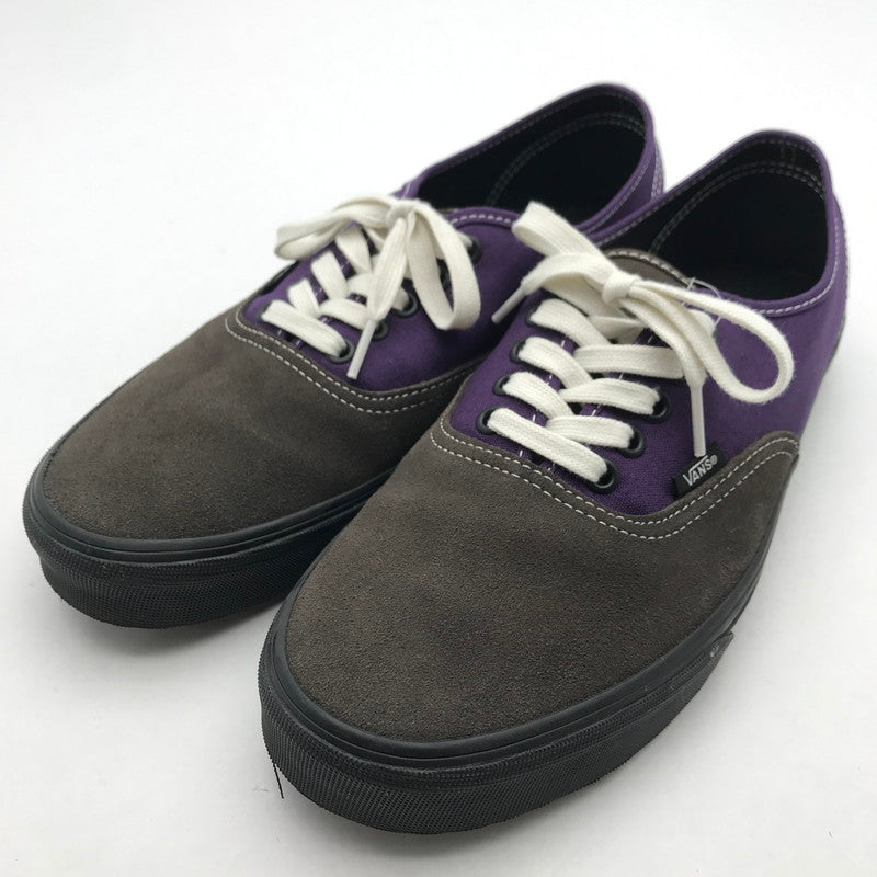 【中古品】【メンズ】 VANS ヴァンズ VN000D7Y11E AUTHENTIC オーセンティック スニーカー 靴 163-261013-vt-90-fuzh サイズ：28.5cm カラー：ブラック/グレー/グレープ 万代Net店