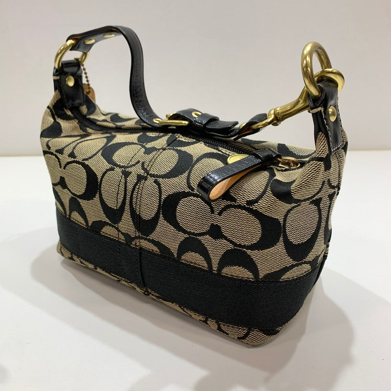 【中古品】【レディース】 COACH コーチ ミニハンドバッグ カバン バッグ かばん 鞄 ※汚れ・変色あり 180-261005-io-07-fuzh カラー：ブラック 万代Net店