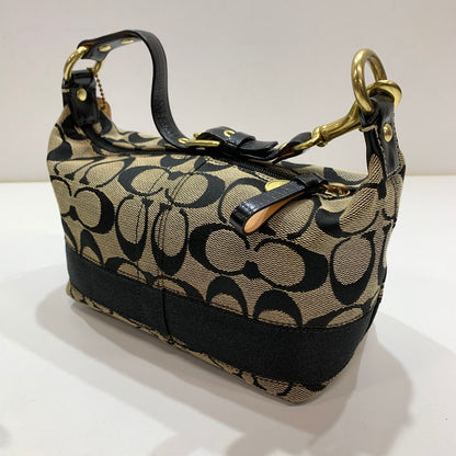 【中古品】【レディース】 COACH コーチ ミニハンドバッグ カバン バッグ かばん 鞄 ※汚れ・変色あり 180-261005-io-07-fuzh カラー：ブラック 万代Net店