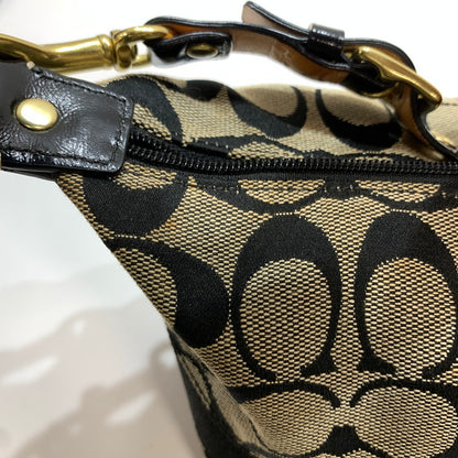 【中古品】【レディース】 COACH コーチ ミニハンドバッグ カバン バッグ かばん 鞄 ※汚れ・変色あり 180-261005-io-07-fuzh カラー：ブラック 万代Net店