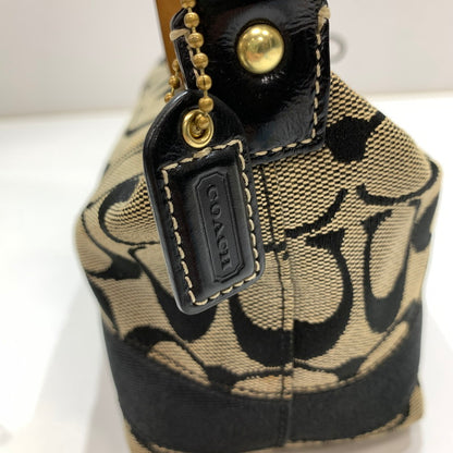 【中古品】【レディース】 COACH コーチ ミニハンドバッグ カバン バッグ かばん 鞄 ※汚れ・変色あり 180-261005-io-07-fuzh カラー：ブラック 万代Net店