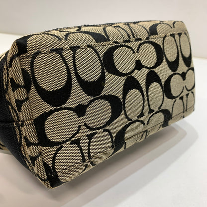 【中古品】【レディース】 COACH コーチ ミニハンドバッグ カバン バッグ かばん 鞄 ※汚れ・変色あり 180-261005-io-07-fuzh カラー：ブラック 万代Net店
